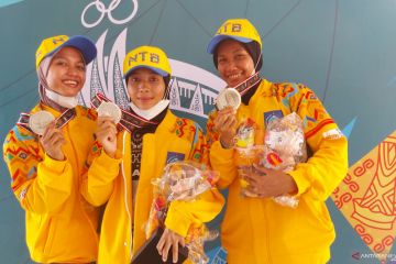 Nurul Iqamah sumbang emas kedua panjat tebing NTB dari nomor combined