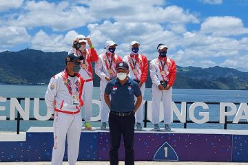 Kontingen dayung Jabar kokoh di puncak perolehan medali sementara