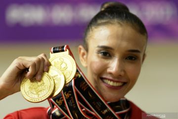 PON Papua: Peraih medali senam ritmik