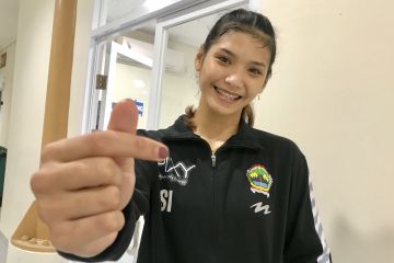 Atlet voli Shindy Sasgia, model cantik Solo yang garang di lapangan