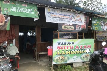 Menyantap soto ayam Lamongan di jalur perbatasan Jayapura-PNG