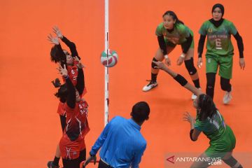 Bola voli putri Jawa Timur kalahkan Sulawesi Utara