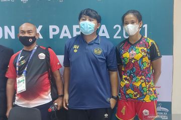 Shalika terima kekalahan timnya melawan Babel di sepak bola putri PON