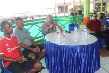 Kapolda lakukan tatap muka dengan tim sepak bola putra Papua