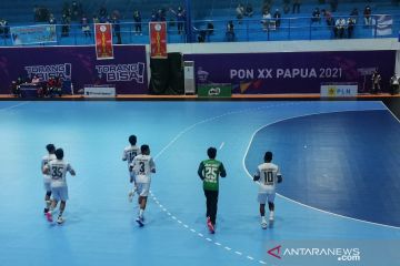 Juarai Grup A, bola tangan putra Jabar melenggang ke semifinal