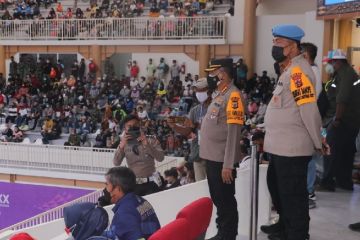 Waka Polda Papua apresiasi pertandingan voli indoor PON XX aman