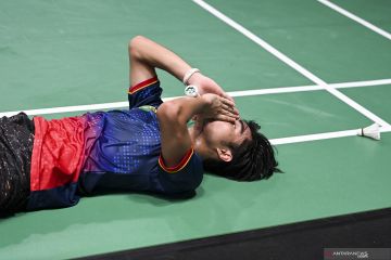 PON papua: Bulutangkis tunggal putra Jawa Barat  raih medali emas