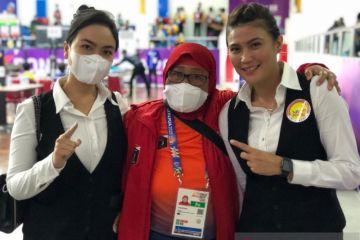 Fathrah/Desi tundukkan wakil Papua di final bola sembilan biliar PON