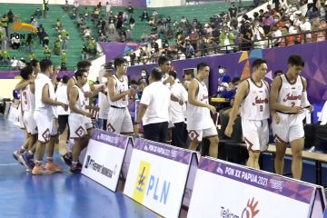 Tim bola basket 5x5 putra DKI Jakarta maju ke final