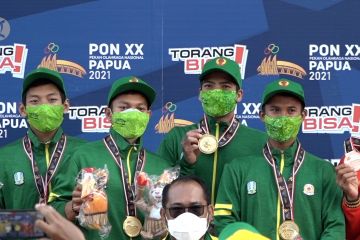 Jawa Timur rajai panjat tebing di PON Papua