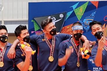 Penantian panjang, voli Jabar putra raih emas di PON Papua