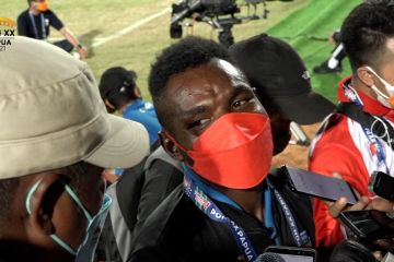 Ricky Cawor pencetak gol terbanyak PON Papua