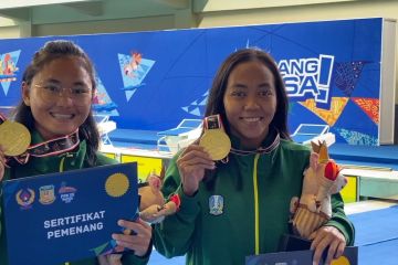 Jatim kuasai sinkronisasi menara putri 10 meter loncat indah