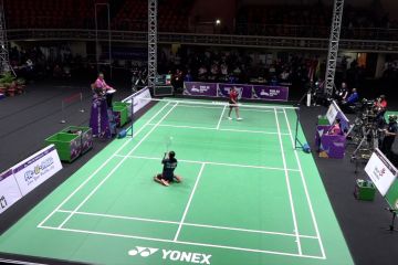 Pebulu tangkis Saifi Riska sumbang medali emas PON Papua