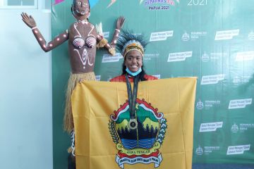 Lima rekornas pecah pada hari pertama renang Peparnas Papua