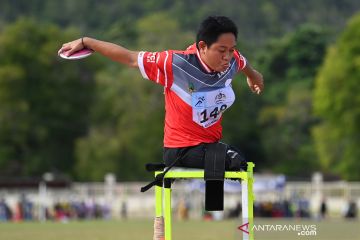 Peparnas Papua : Final lempar cakram putri klasifikasi F56