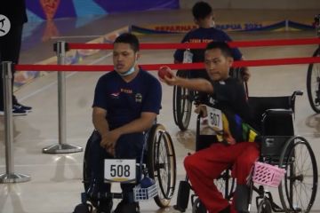 Papua tambah tiga medali emas cabor Boccia Peparnas