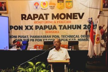 KONI Pusat berpesan agar Mimika memanfaatkan fasilitasbekas PON Papua