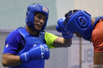 Wushu - Puja Riyaya lengkapi pesta emas Jawa Tengah di nomor sanda