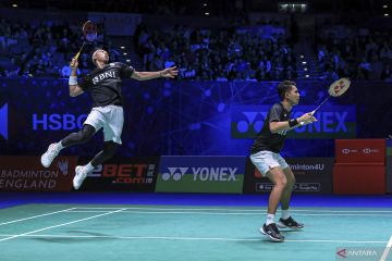 Ganda putra Fajar/Rian sabet gelar juara All England perdana