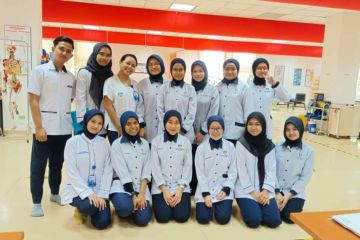 Sejumlah mahasiswa Prodi Fisioterapi UMM magang di Malaysia