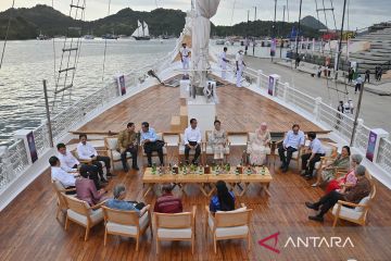 Jokowi ajak pemimpin ASEAN nikmati matahari tenggelam di Labuan Bajo