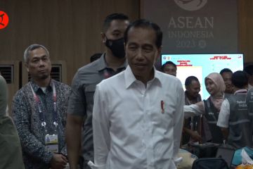 Presiden tinjau fasilitas "media center" KTT ASEAN ke-42
