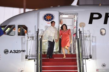 Presiden Filipina tiba di Indonesia