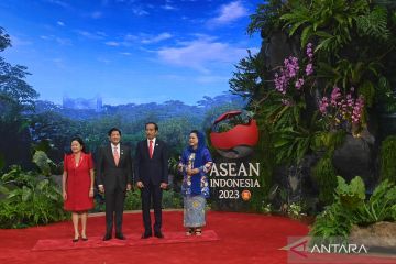 Nuansa hutan hujan tropis sambut kedatangan pemimpin negara ASEAN 