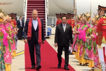 Menlu Rusia Sergey Lavrov tiba di Indonesia hadiri KTT ASEAN