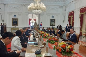 Presiden Jokowi gelar pertemuan bilateral dengan Presiden Korsel