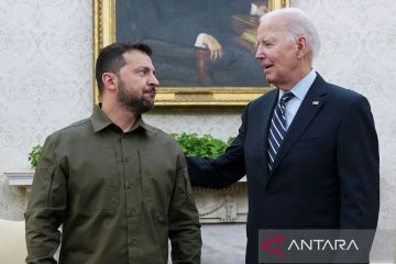 Joe Biden bertemu Zelenskiy di Gedung Putih