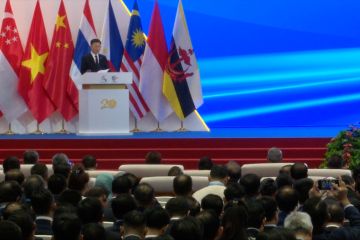 Upacara pembukaan China-ASEAN Expo ke-20 di Nanning, China