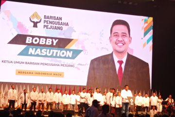Relawan Barisan Pengusaha Pejuang deklarasi dukung Prabowo-Gibran