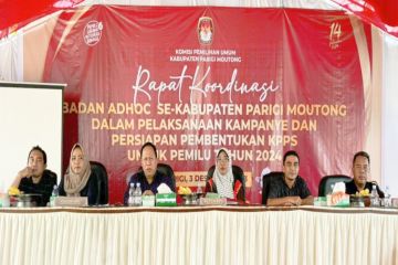 KPU Parigi Moutong membutuhkan 9.520 petugas KPPS Pemilu 2024