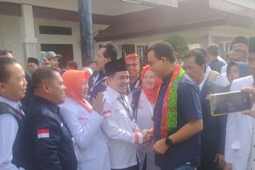 Tiba di Fatmawati Soekarno, Anies mulai kampanye di Kota Bengkulu