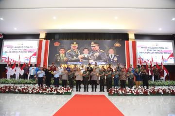 Kapolri saksikan OKP Ormas di Maluku deklarasi Pemilu damai