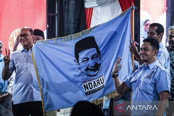Relawan Nderek Guru deklarasi dukung Prabowo-Gibran