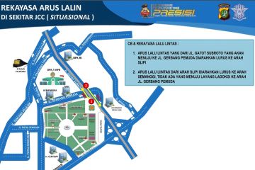 Ini rekayasa lalu lintas jelang debat cawapres di JCC