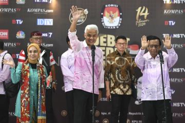 Ganjar ke Jabar dan Jateng, Mahfud ke Jatim pada hari ke-26 kampanye