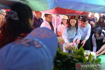 Gibran "blusukan" ke Pasar Batu Cermin di Labuan Bajo