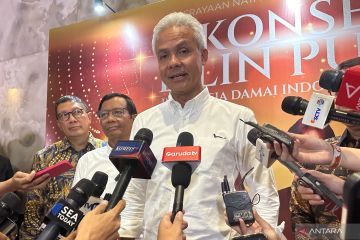 Ganjar senang rayakan natal dan tahun baru bareng relawan