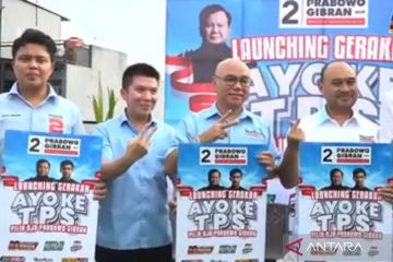Relawan PRIDE luncurkan gerakan "Ayo ke TPS Pilih Prabowo-Girban"