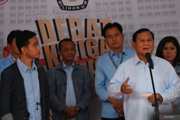Prabowo kecewa atas narasi 2 capres lainnya saat debat ketiga