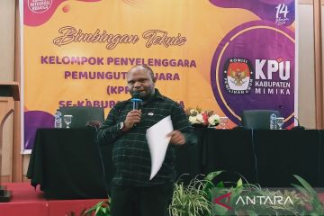 KPU Mimika pastikan distribusi logistik berjalan aman  