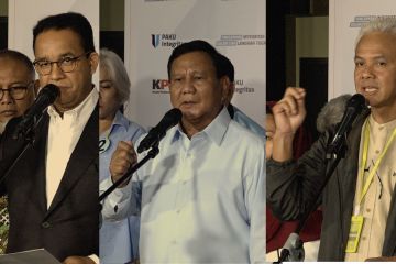 Ketiga paslon punya pendapat sama dalam pemberantasan korupsi