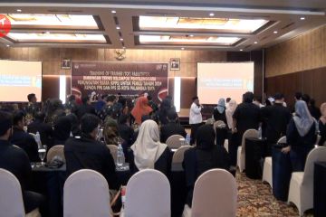 Anggota PPK dan PPS ikuti pelatihan teknis dari KPU Palangka Raya