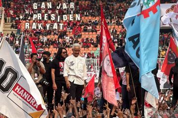 Kampanye hari terakhir di dua tempat, Ganjar: Banyak orang ingin hadir
