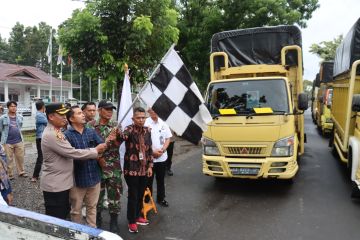 KPU Pasaman Barat distribusikan logistik pemilu ke empat kecamatan