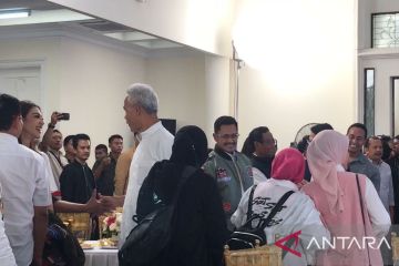 Ganjar-Mahfud pantau hitung cepat di Posko Pemenangan Teuku Umar